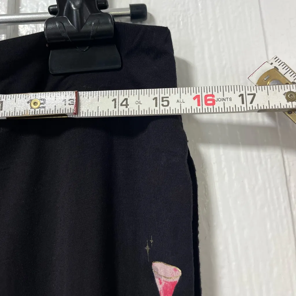 Soma Cool Nights Cocktails pull on Pajama pants with pockets size small Black - Image 4