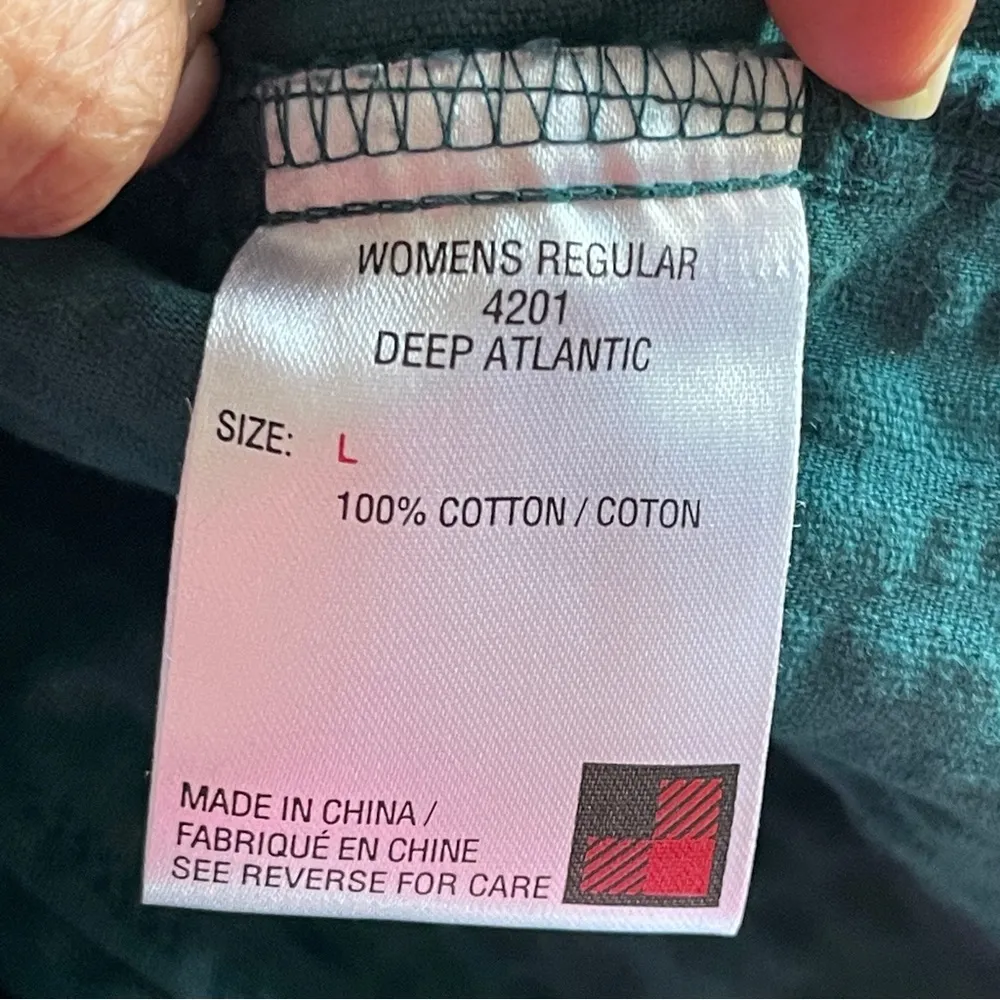 WOOLRICH | Green Corduroy Full Zip Vest Sz L - Image 7