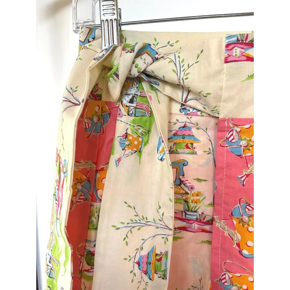 Vintage Retro Whimsical Gardening Baking Apron Tradwife Cottagecore Homemaker - Image 4