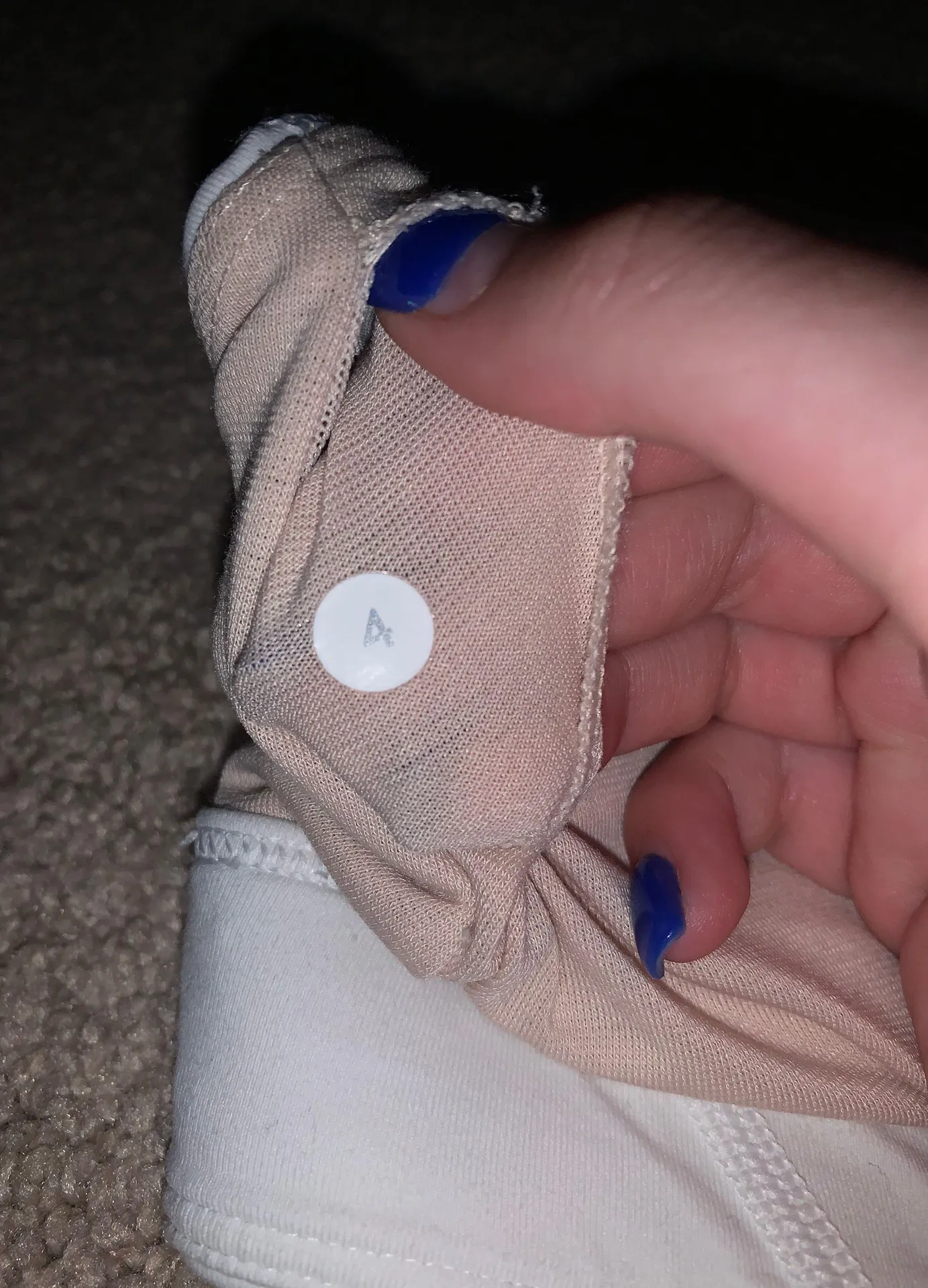 Lululemon White Sports Bra - Image 3