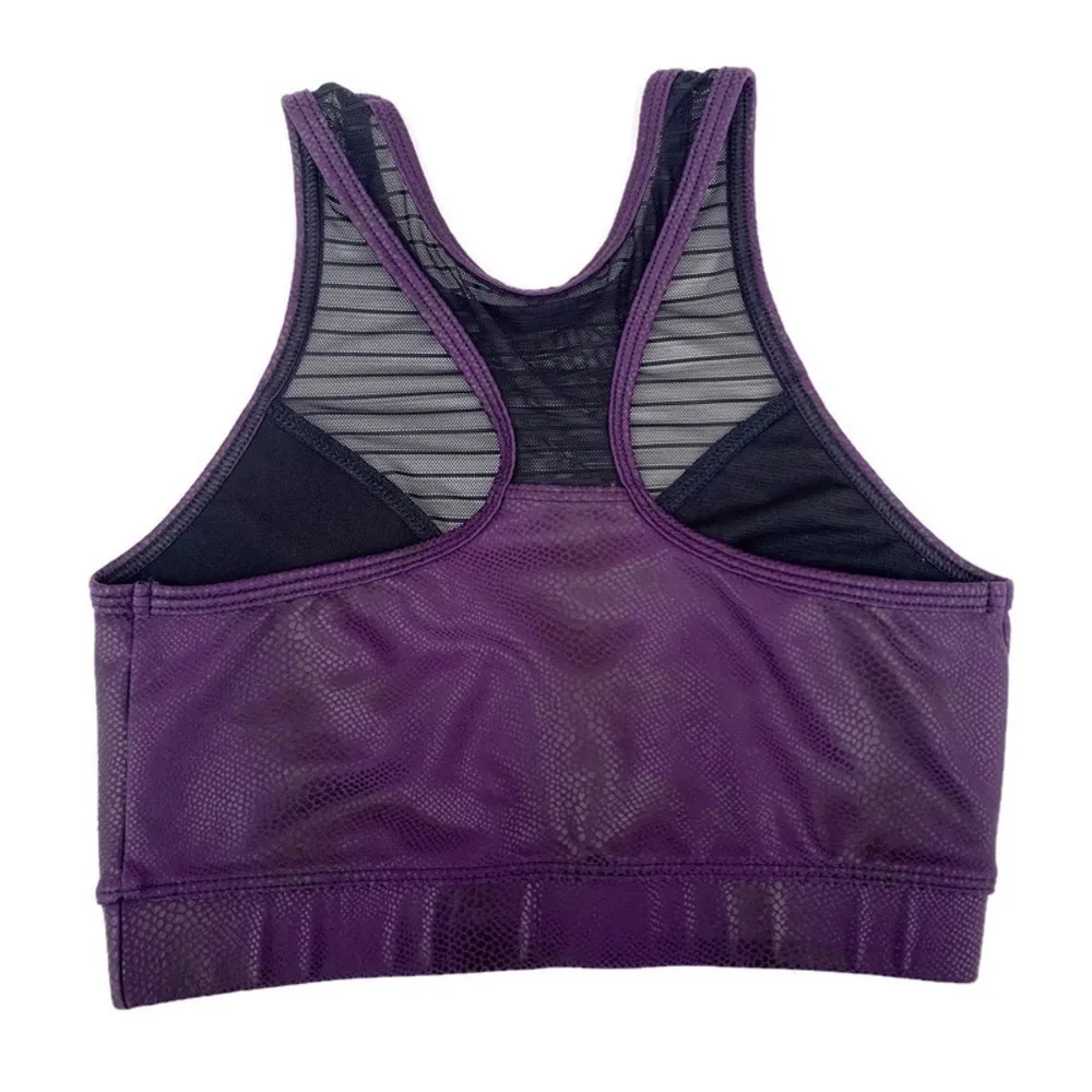 Flow Dahlia Venom High Neck Striped Mesh Racerback Sports Bra S/M - Image 2