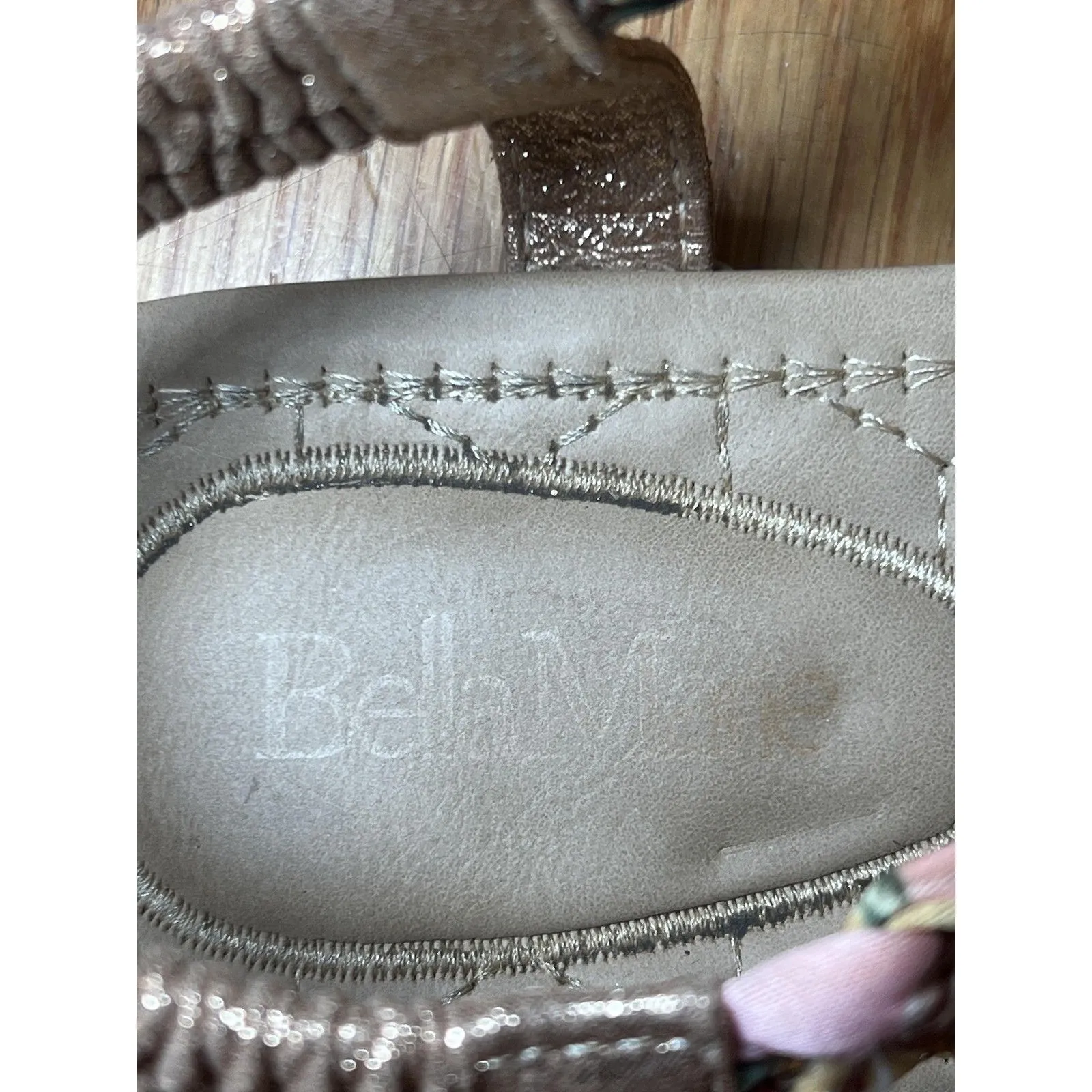 BellaMarie Shoes Womens Size 8 Jewel Beaded Sandals Floral Boho Braided Comfort - Image 9