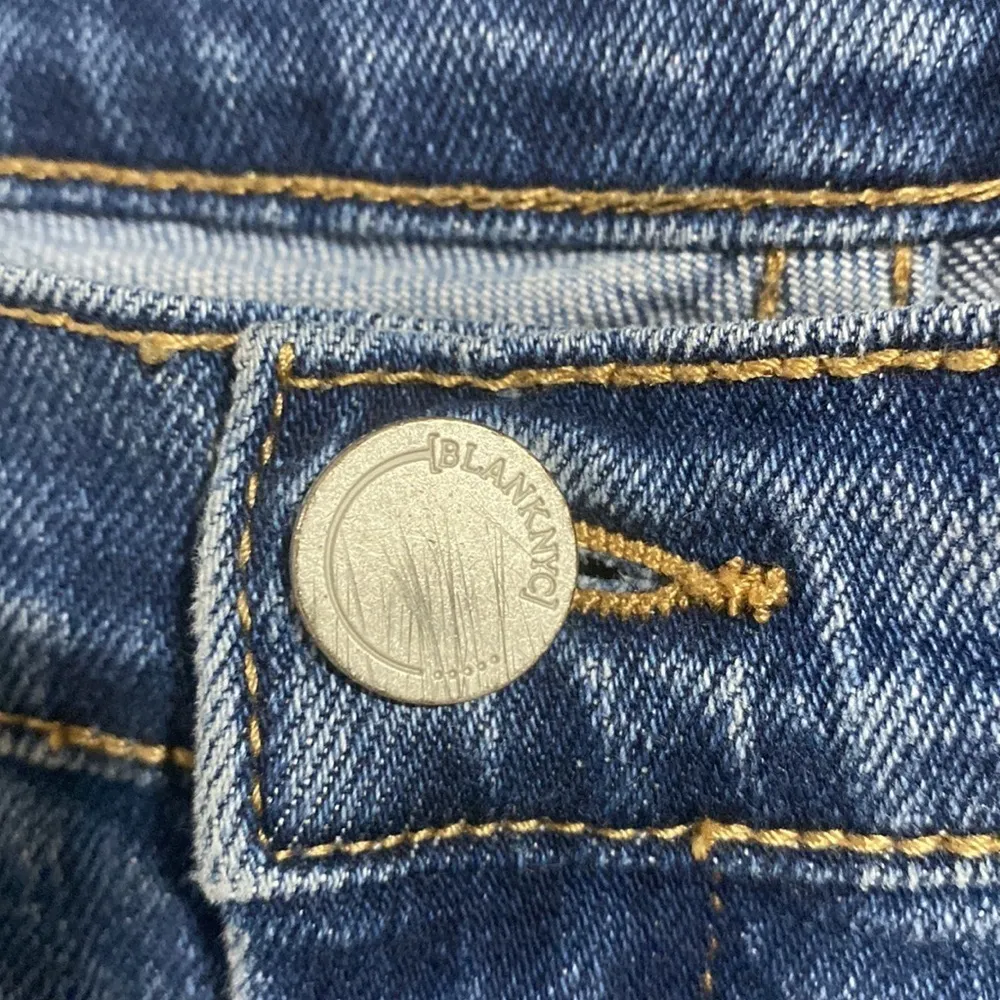 Blank NYC jeans The Reade crop frayed hem size 29 patchwork‎ denim - Image 7