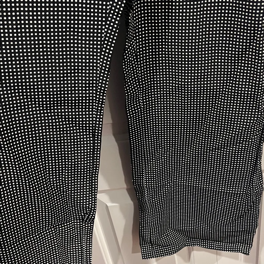 Vintage Elegant Black‎ and White checked Jumpsuit size 6 Black - Image 2