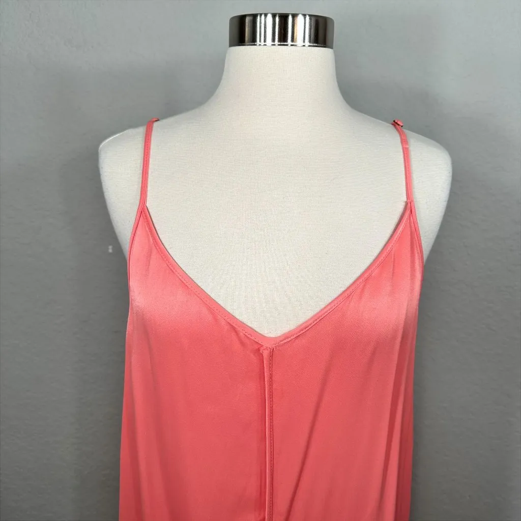 Apiece Apart Josefina Slip Dress Coral Pink - Image 4