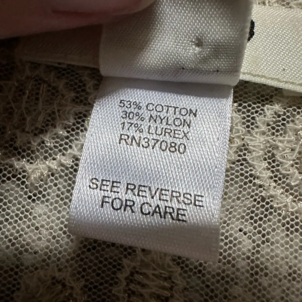 Cato Boho Lace tunic Top Size 18/20 Cream - Image 7