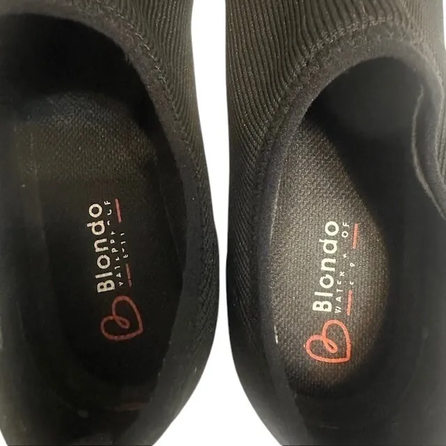 Blondo Farrah Waterproof Slip On Sneakers Casual Comfort Shoes Black Size 8.5 - Image 6