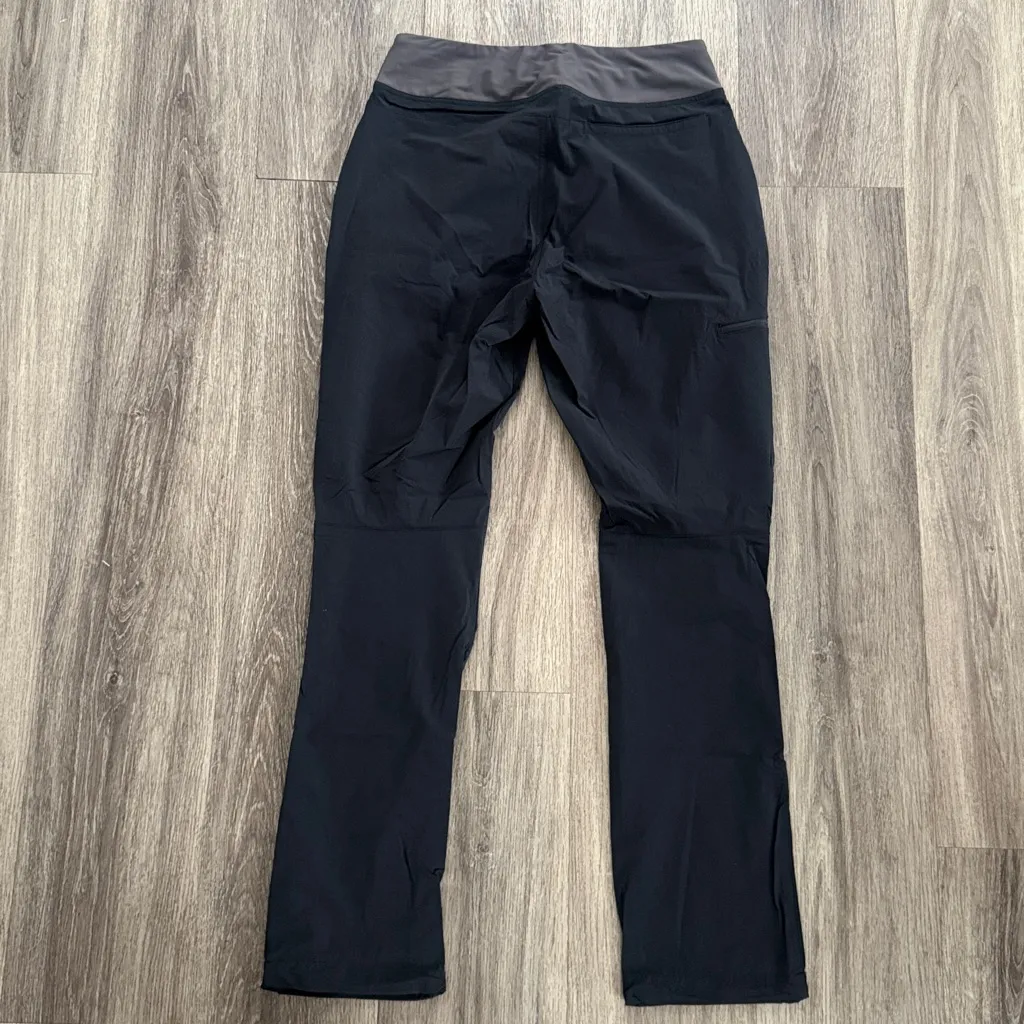 Black Diamond Women's Black Outdoor Pants Size Medium High rise Straight Leg - Image 3