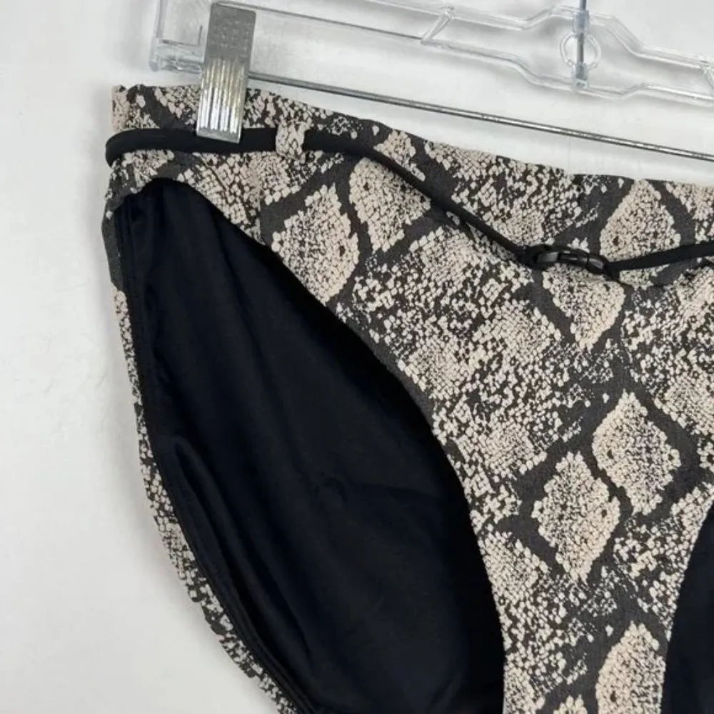 NWT Andie Swim The Riviera Top Bikini Top Flat Black Size Small S NEW - Image 2