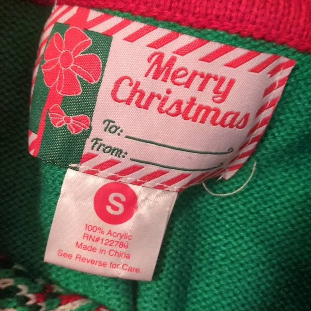 Merry Christmas ugly sweater size small Red - Image 3