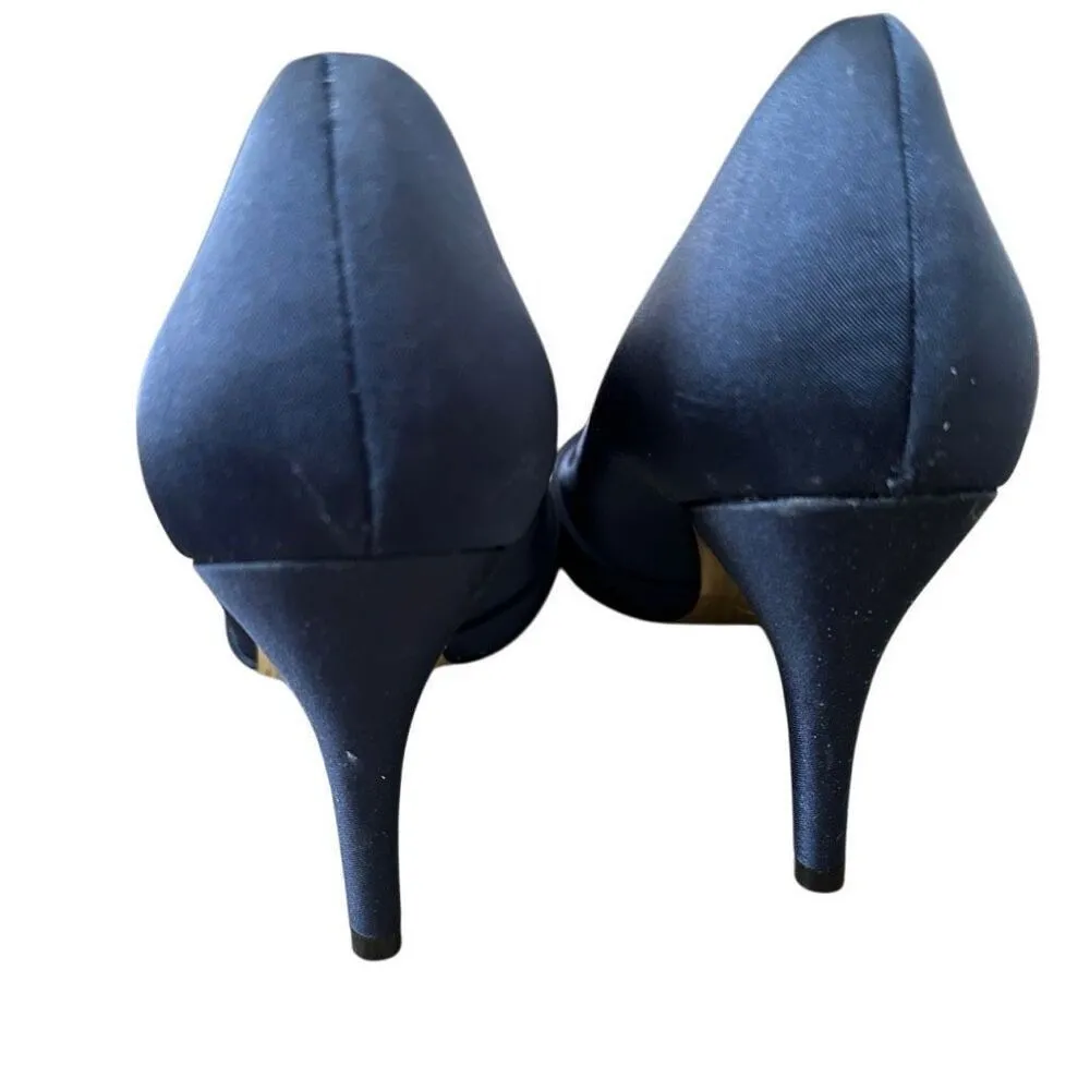 Adrianna Papell Farrell blue Peep Toe Heels - Image 11