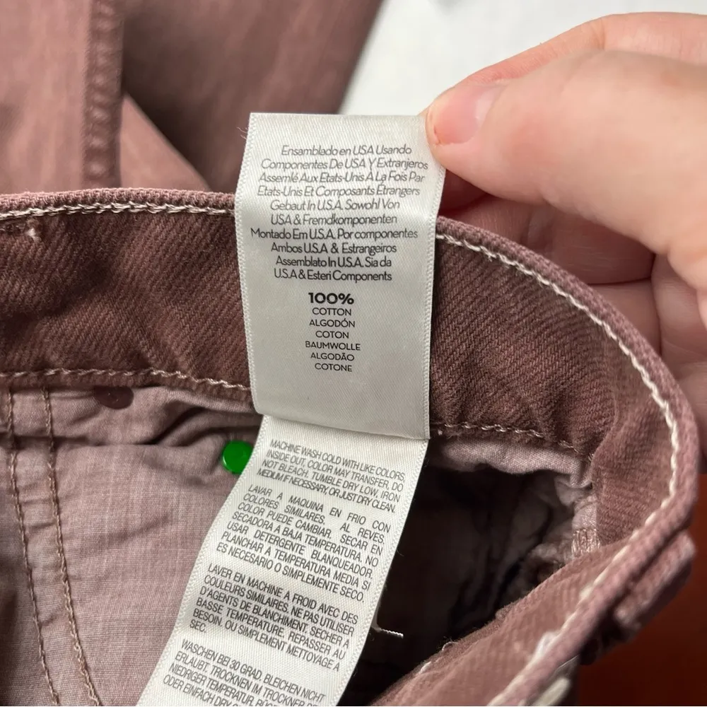 Mother Snacks High Waist Twizzy Skimp French Roast Brown Denim Jean Womens SZ 25 - Image 6