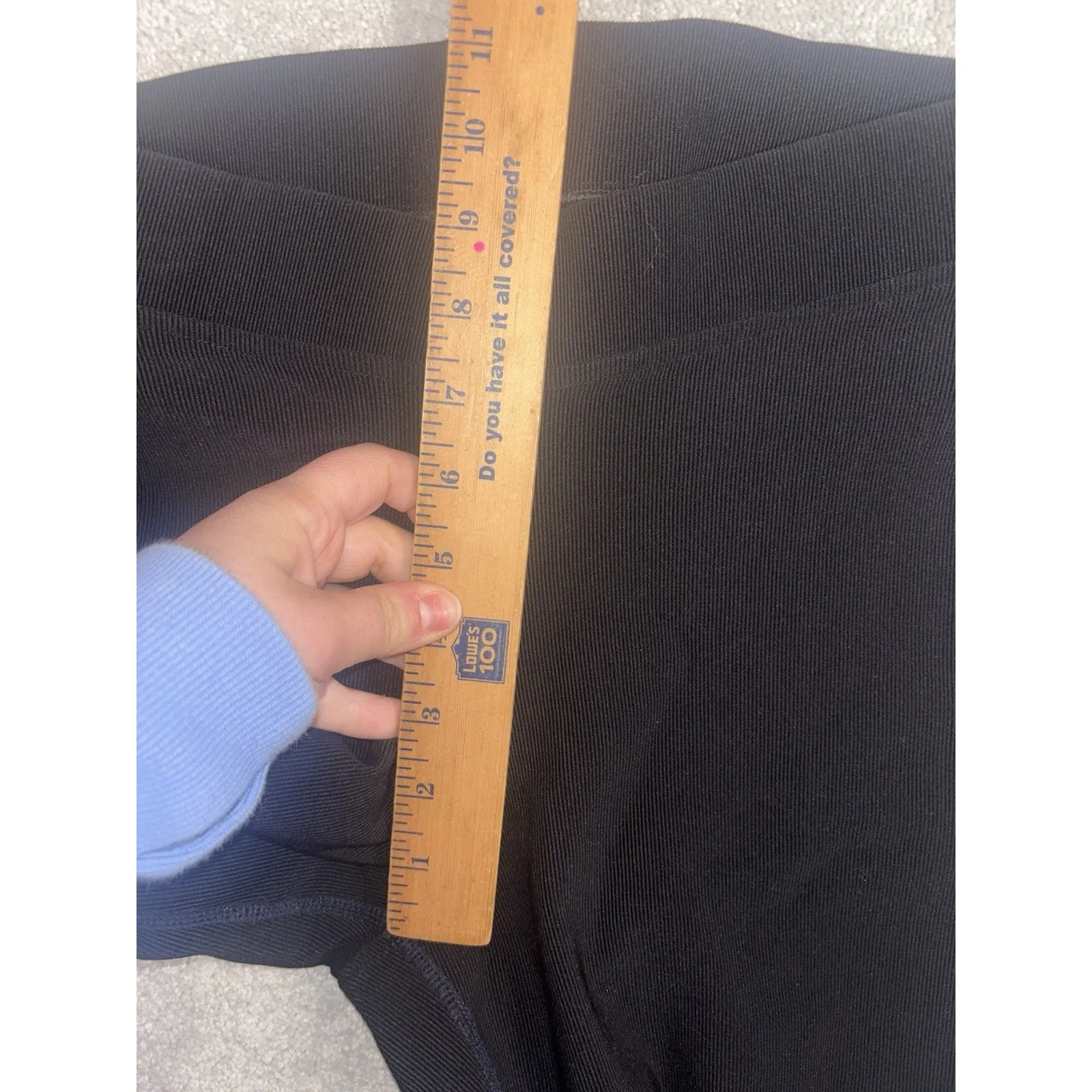 Kerrits Pants Womens Large Black Microcord Bootcut Equestrian Riding Made USA - Image 8