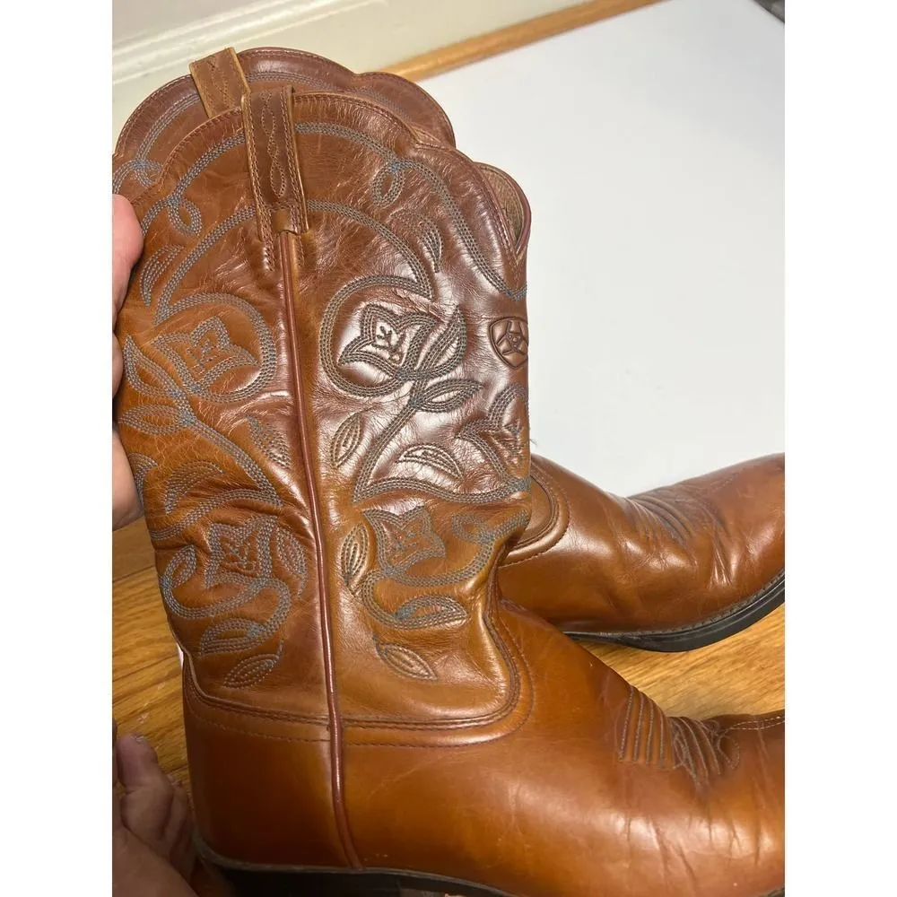 Ariat Leather Cowboy Boots Women’s Sz. 6.5 - Image 8