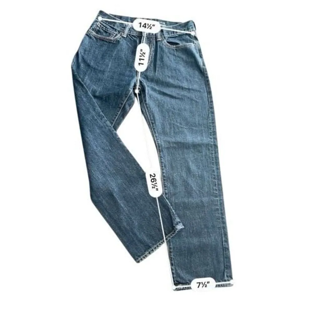 Gap Blue Coupe Straight Fit Jeans Size 30x30 - Image 2