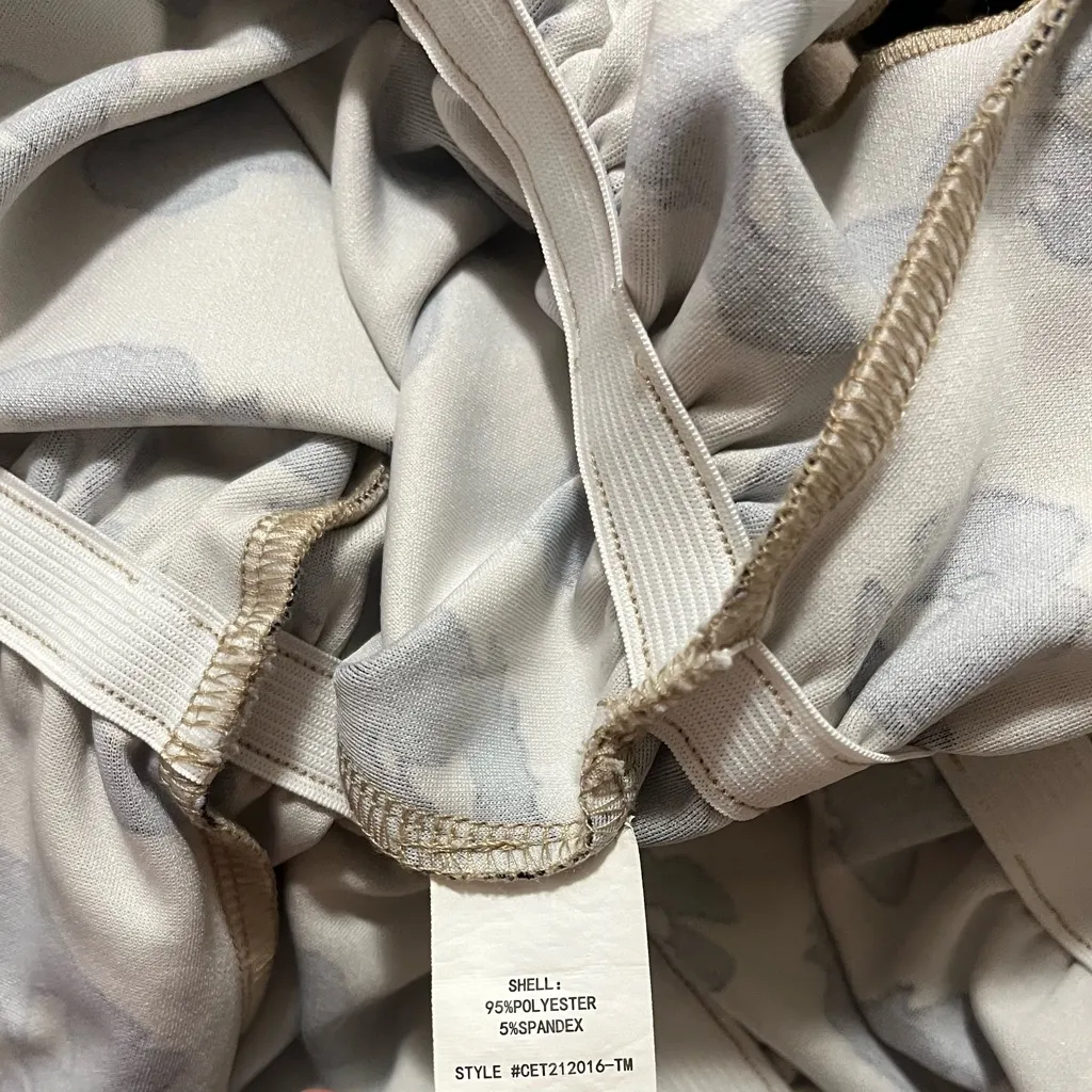 MELLODAY Black and Tan Patterned Blouse - Image 6