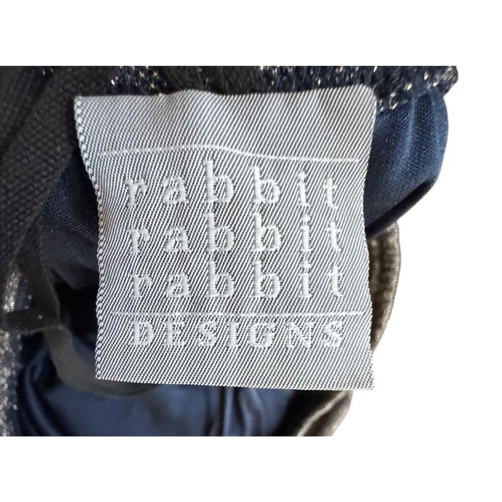 Rabbit Rabbit Rabbit Ladies Sparkly Night Out Gold Black Pants Size 18W Formal - Image 6