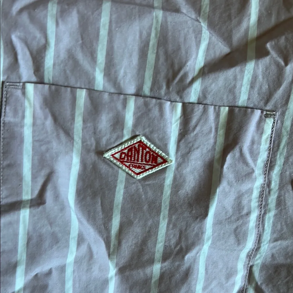 White and Purple Button Down Shirt Size undefined - Image 3