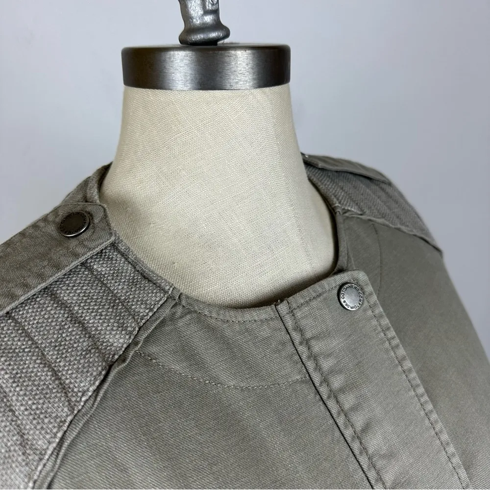 Comptoir des Contonniers Linen Field Jacket Size M - Image 3