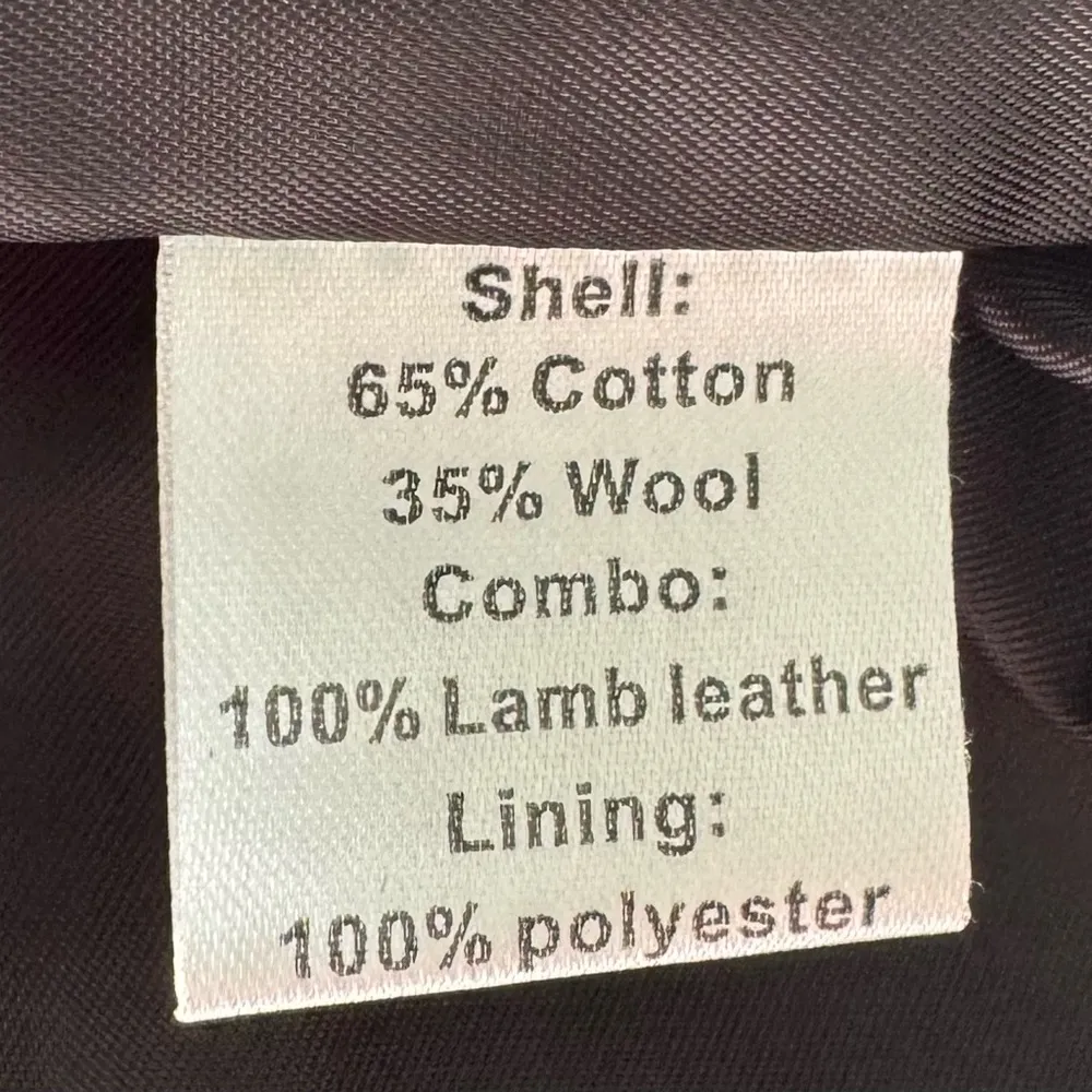 Sinclaire 10 black wool blend lamb l trim lined skirt, size 2 quiet luxury - Image 3