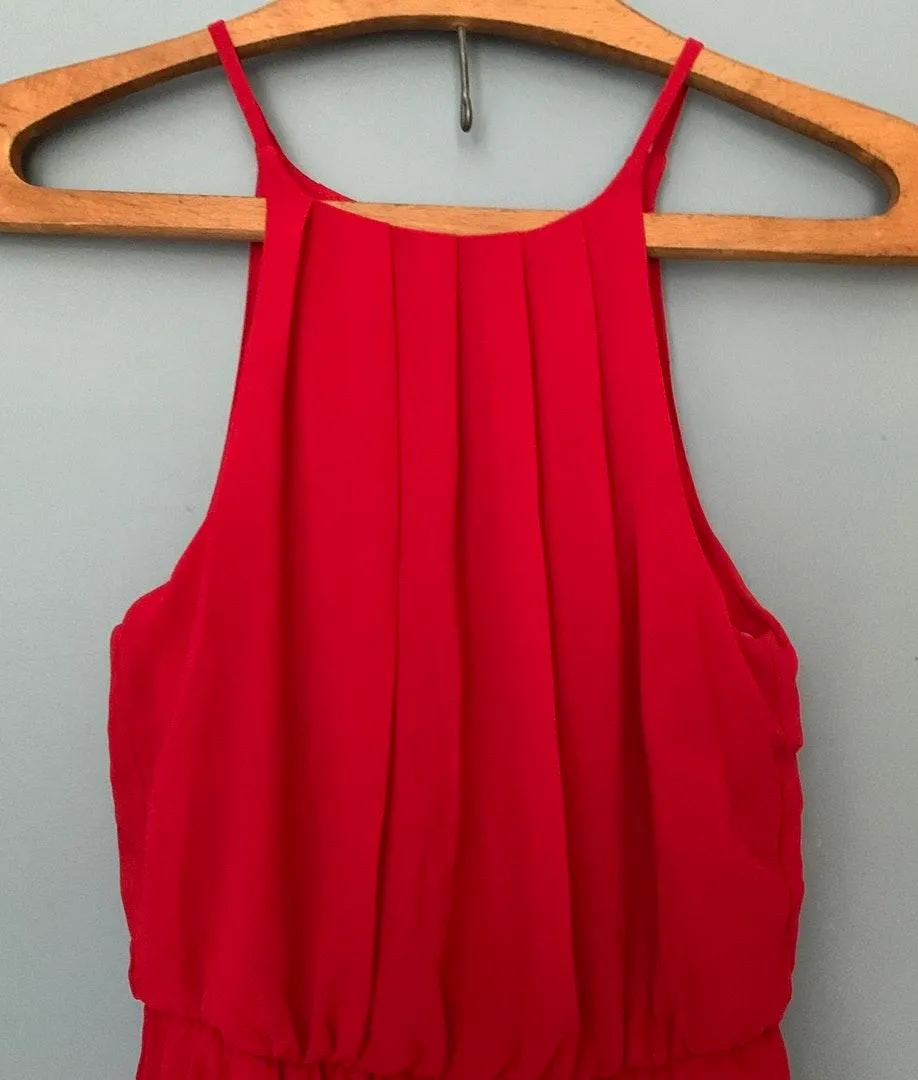 Francescas Red A Line Dress - Image 3