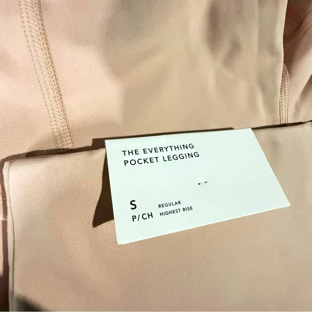 Aerie Everything Pocket Legging‎ Peach Highest Rise Regular Fit Side Pockets NWT - Image 9