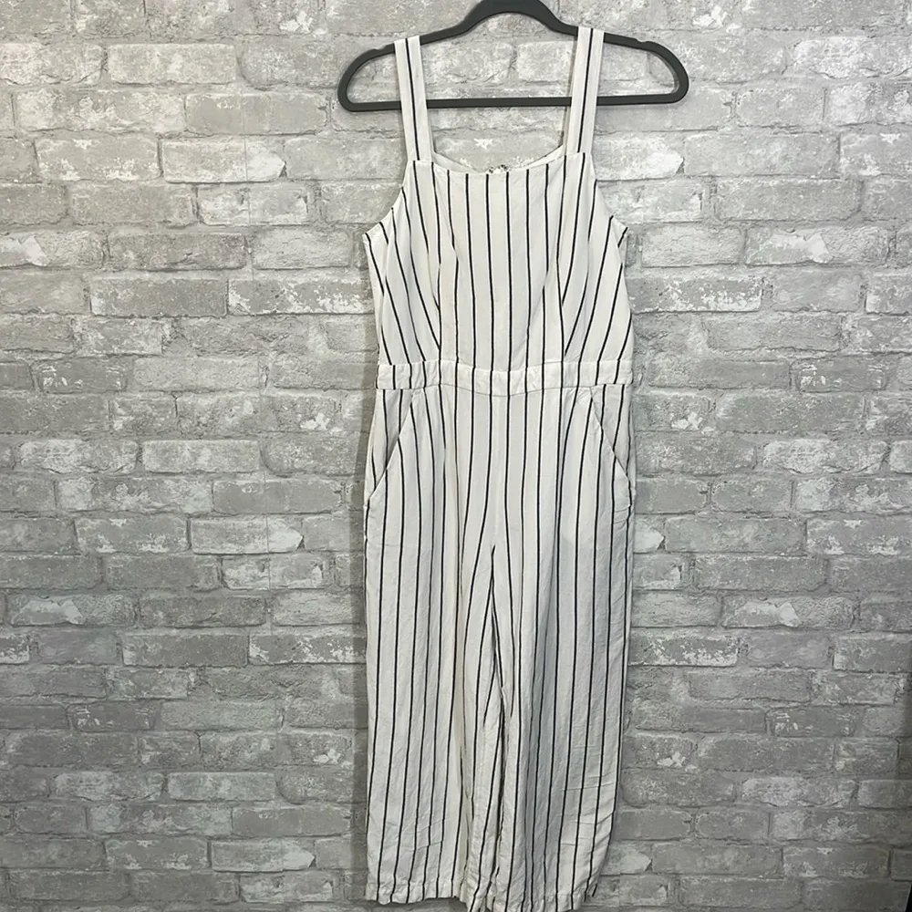 Loft Linen Blend Jumpsuit - Image 2