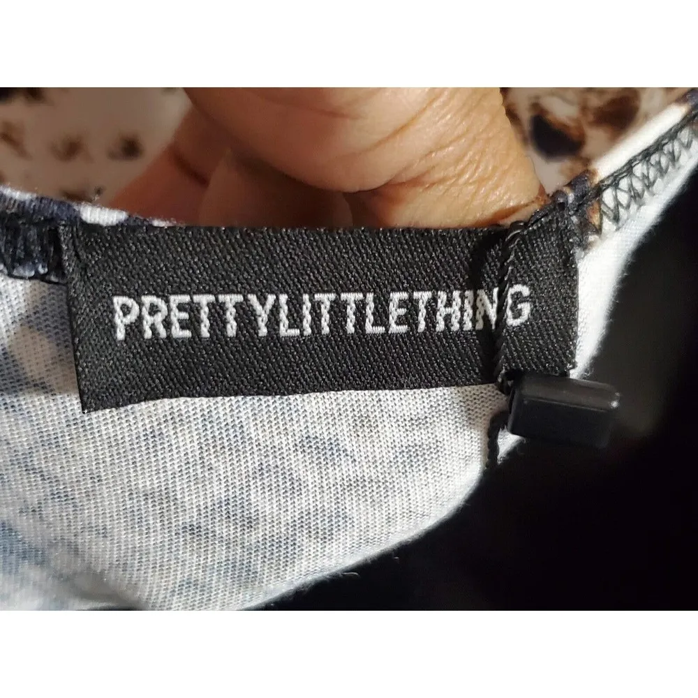 Pretty Little Thing Beige Snake Skin Square Neck Sleeveless Strappy Midi Dress 4 - Image 10