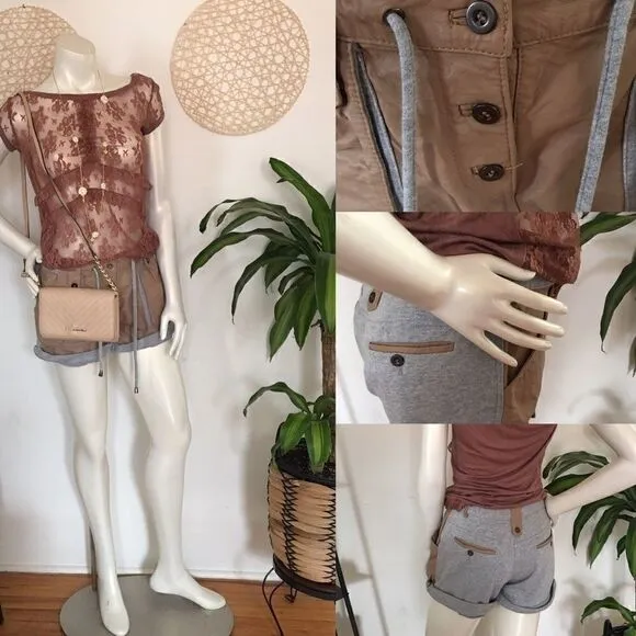 ASOS Leather/2 toned pocket shorts - Image 2