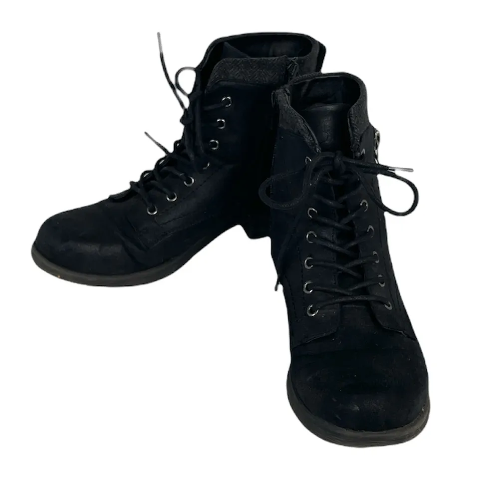 White Mountain Randall Lace Up Boots, Black, 8 - Image 10