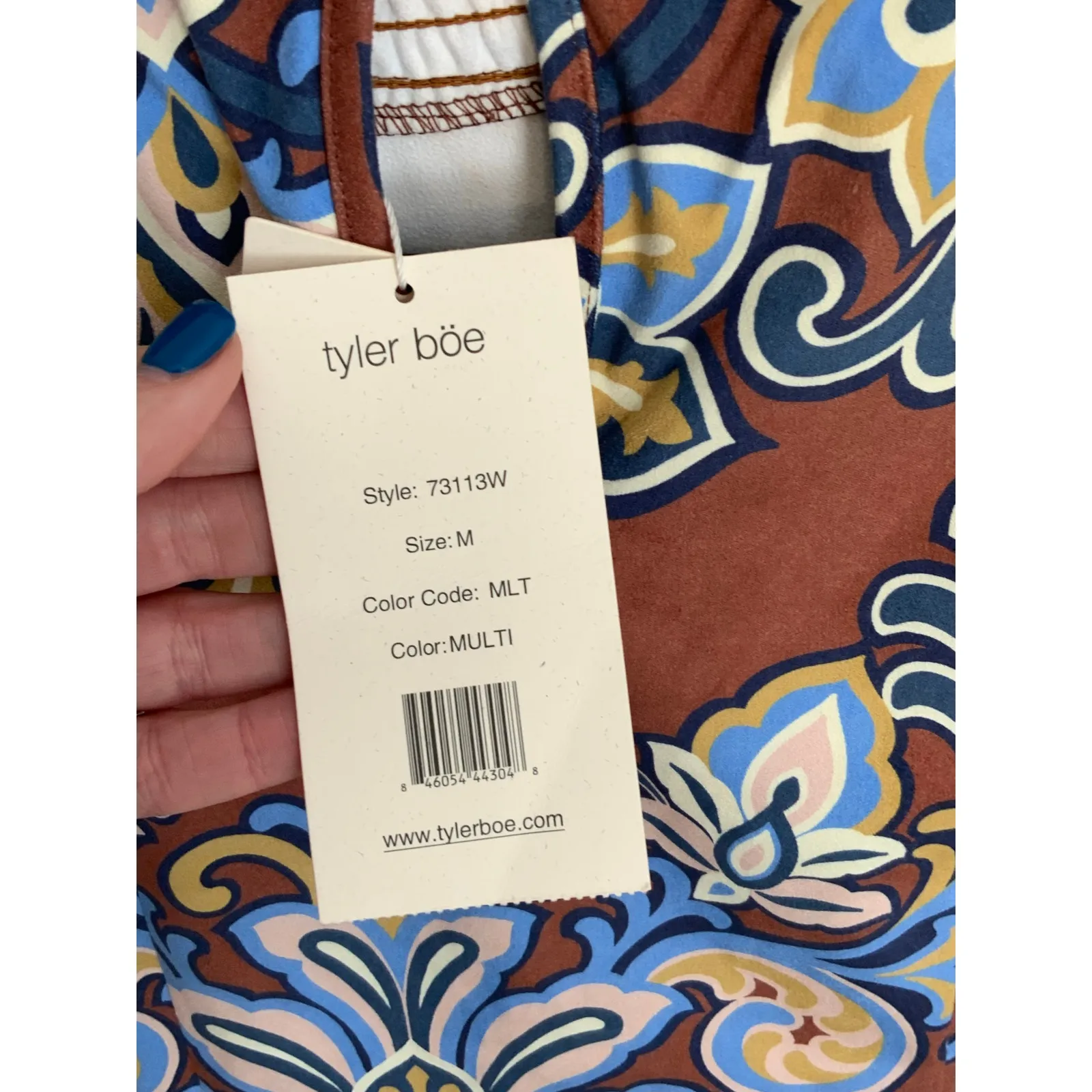 Tyler Boe Suede Dress NWOT size‎ medium Brown - Image 3