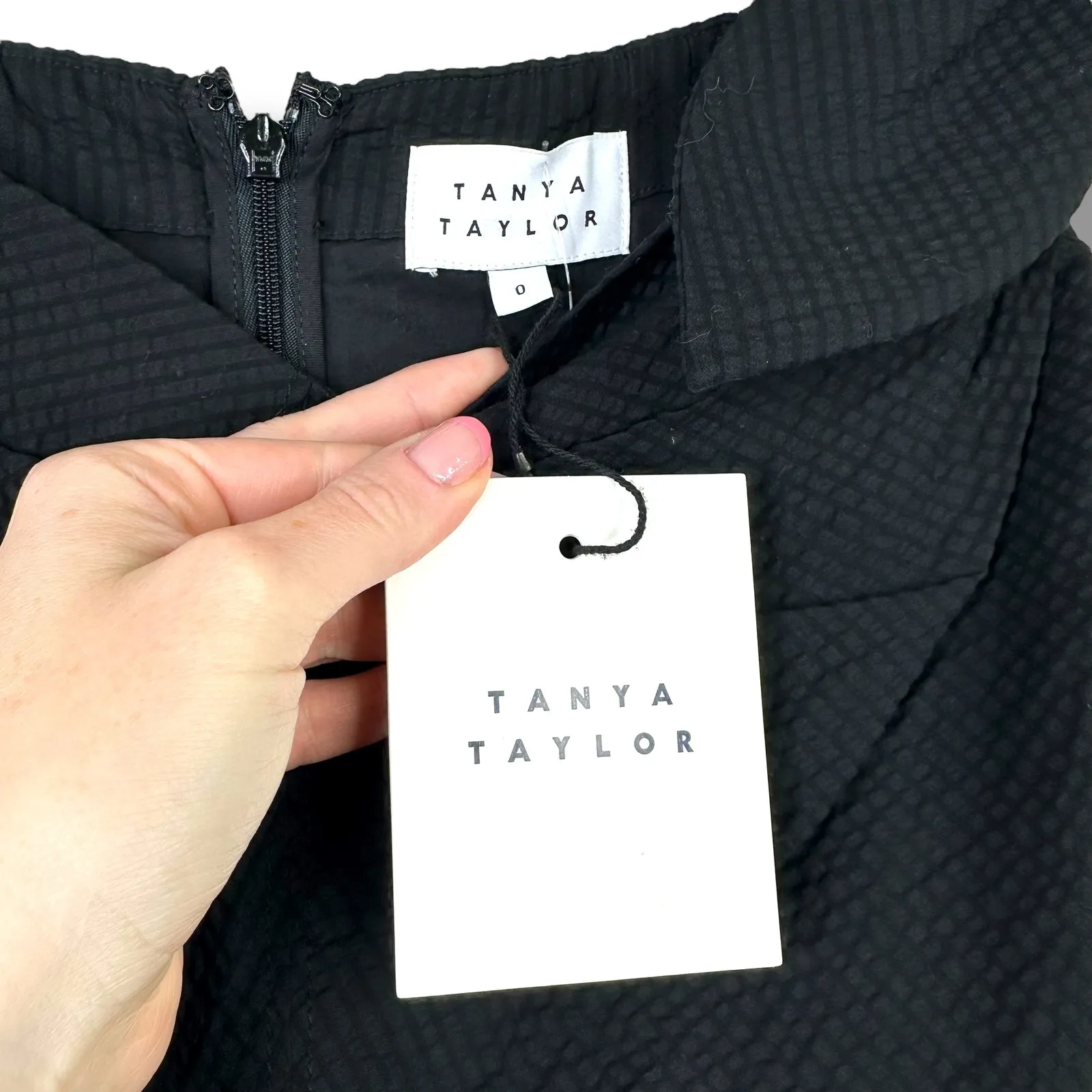 Tanya Taylor NWT Ashland Black Cotton Sweetheart Off-The-Shoulder Midi Dress - Image 11