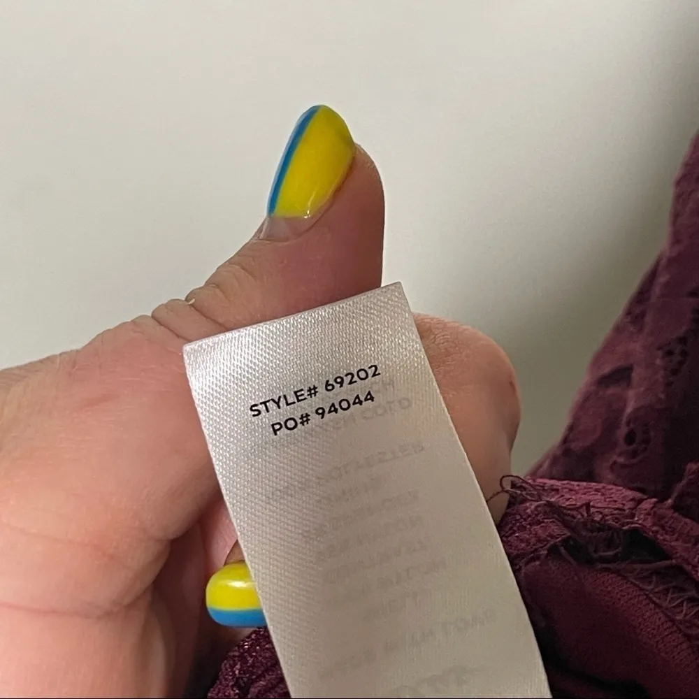 New Lulus Love That Can Last Burgundy Lace Strapless Mini Dress size XS - Image 9