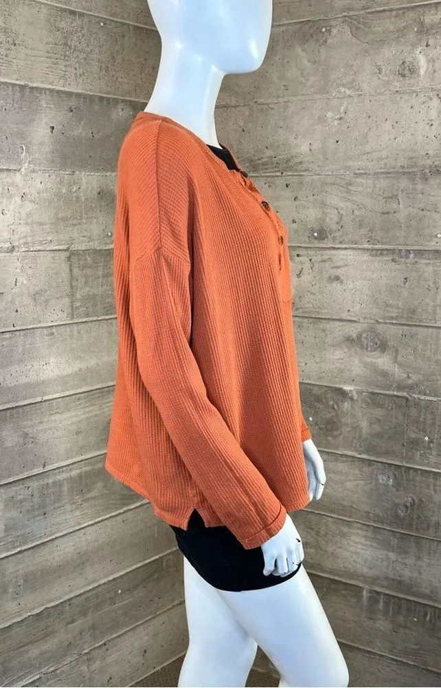 Madewell  Waffle Henley Top - Image 5