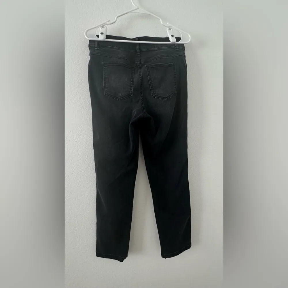 Spanx Vintage Wash Black Denim Jean Legging Jegging Size Medium - Image 3