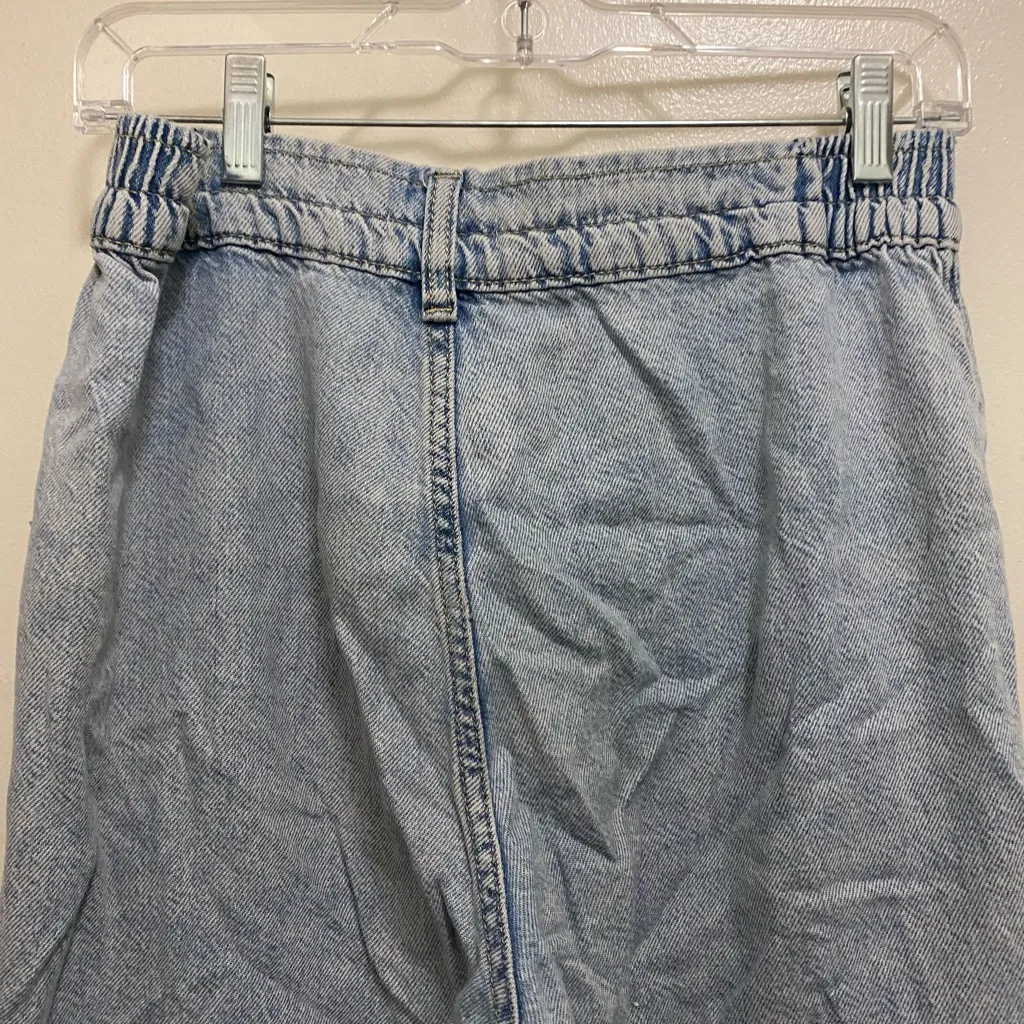 Forever 21 Womens Juniors Denim Jeans Size M Light Blue Wash 30x29 Waist 30” - Image 6