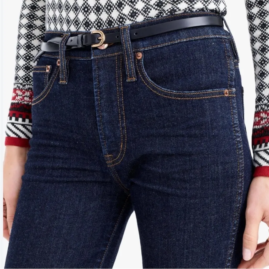 Like New J. Crew Vintage Slim Straight Jeans Resin Wash Size 33 Retail $128.00 - Image 3