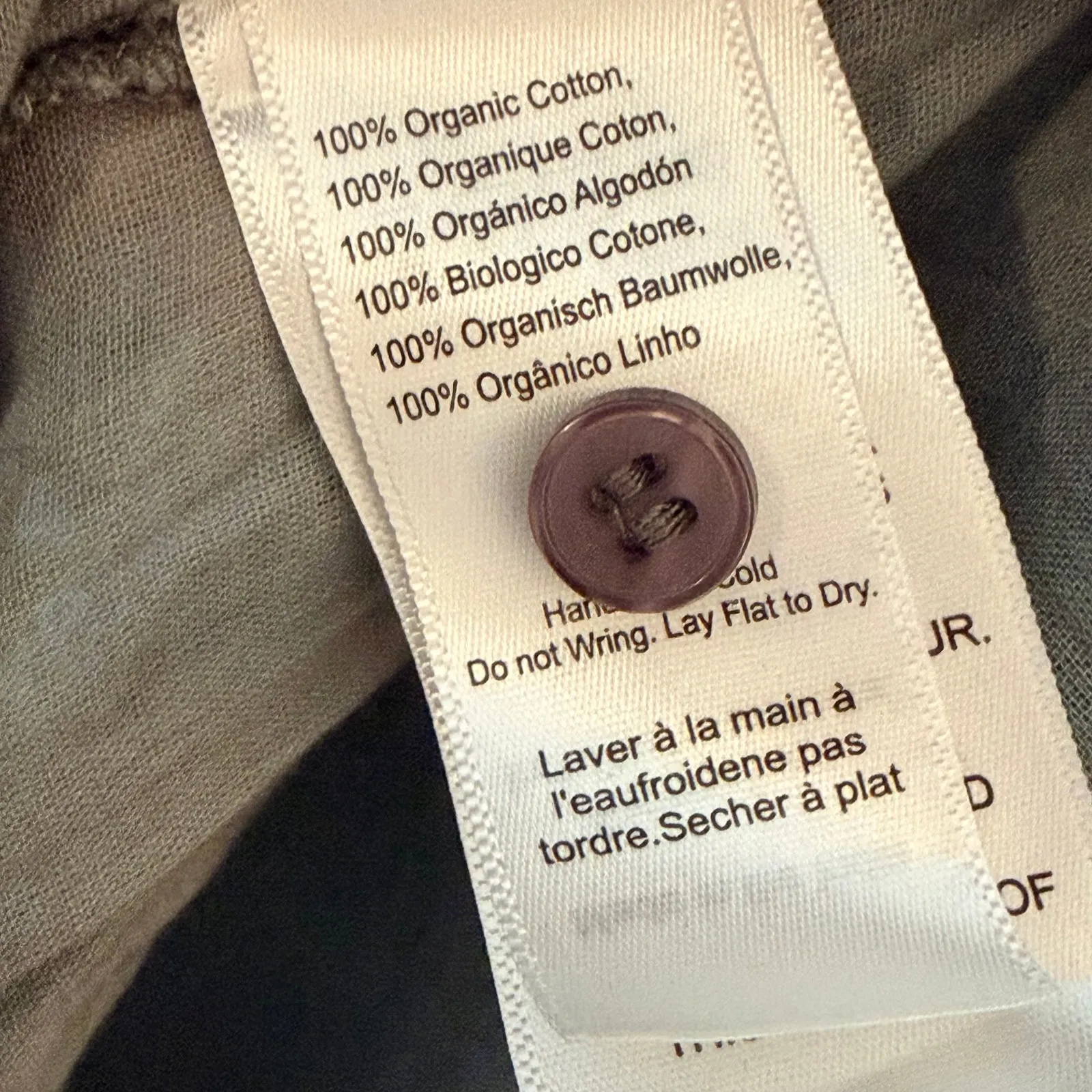 Emerson Fry India Collection Lucy Lake Dress Garden Hushed Green Organic Gray Size XS - Image 6