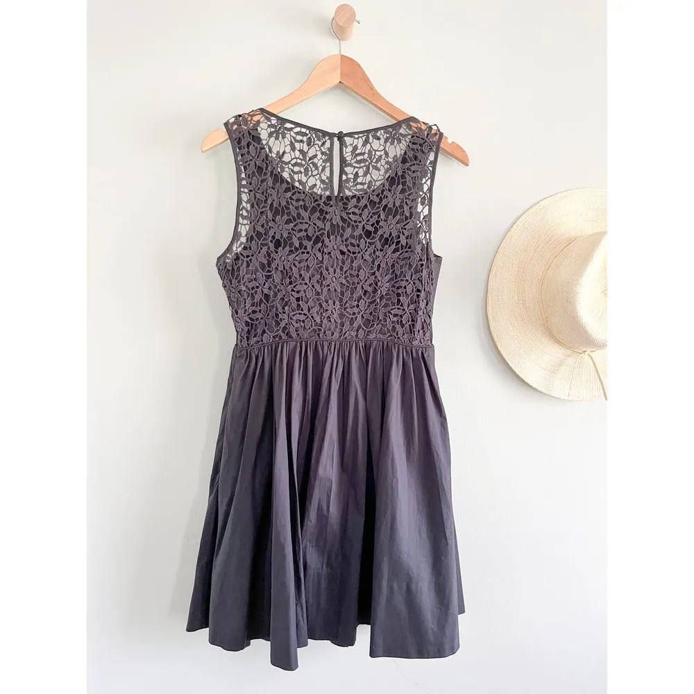 Anthropologie | Moulinette Soeurs | Sweet Enticement Dress | Navy Blue| Sz 4 - Image 6