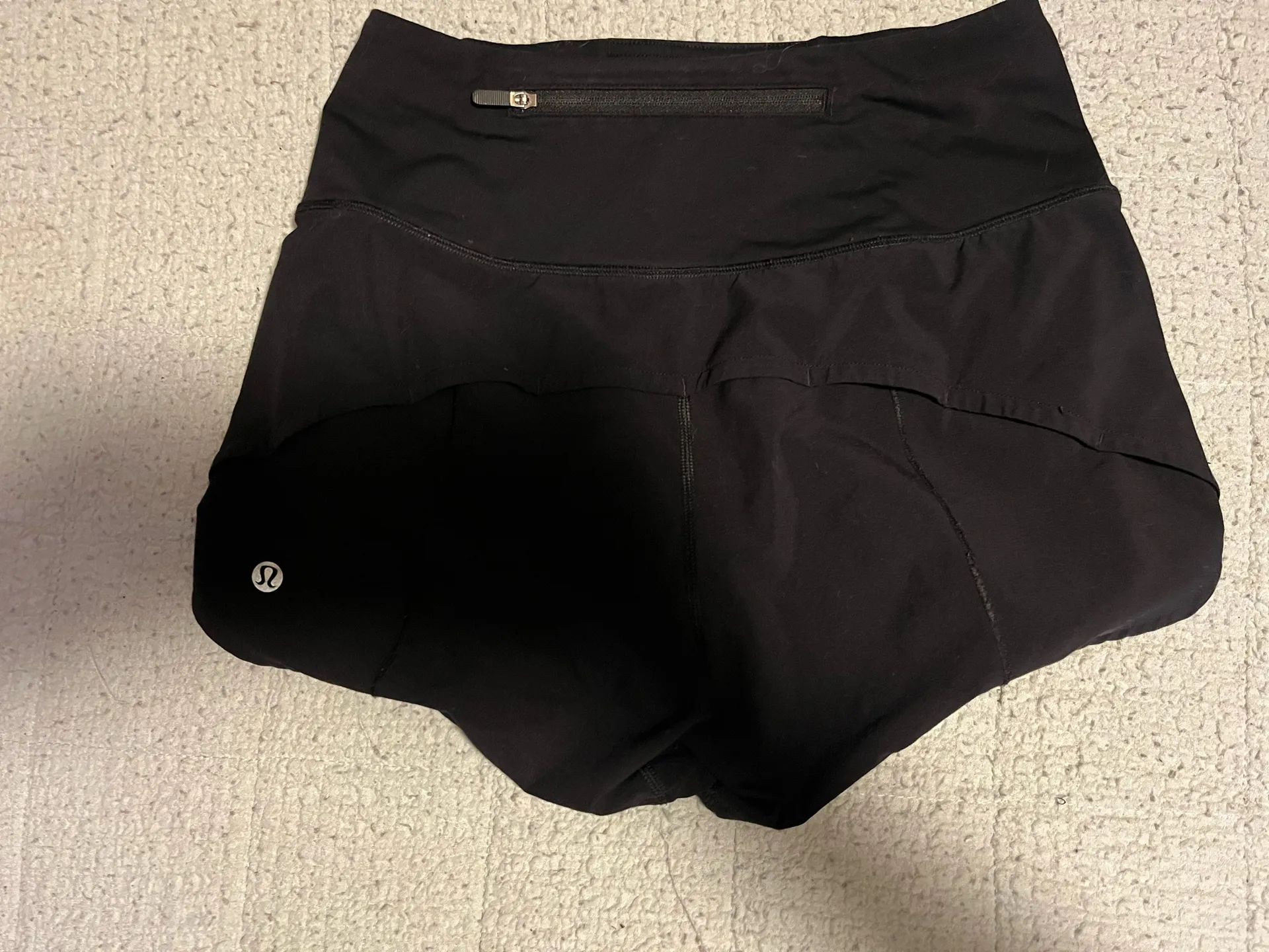 Black Lululemon Shorts 2.5" Speed Up - Image 2