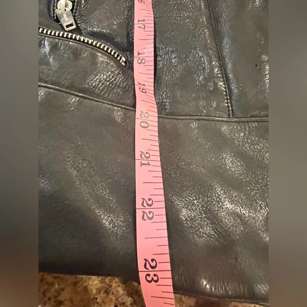 The Kooples Leather Moto Jacket – Black Color NEVER WORN – NWT – Size 3 (L) - Image 8