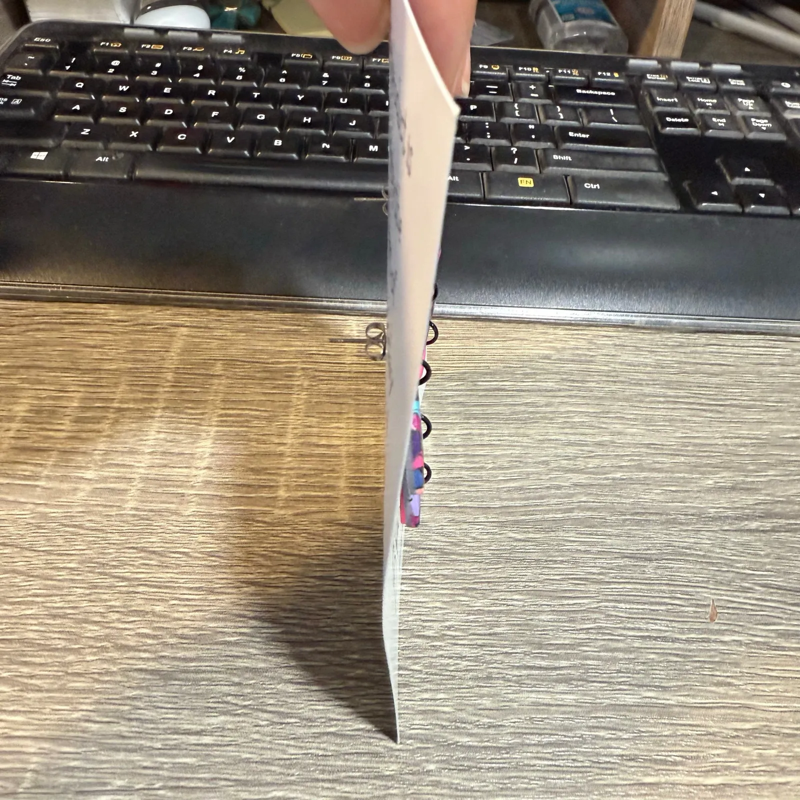 Branch Alley Multicolor Abstract Handmade Dangle Earrings NWT Pink - Image 4