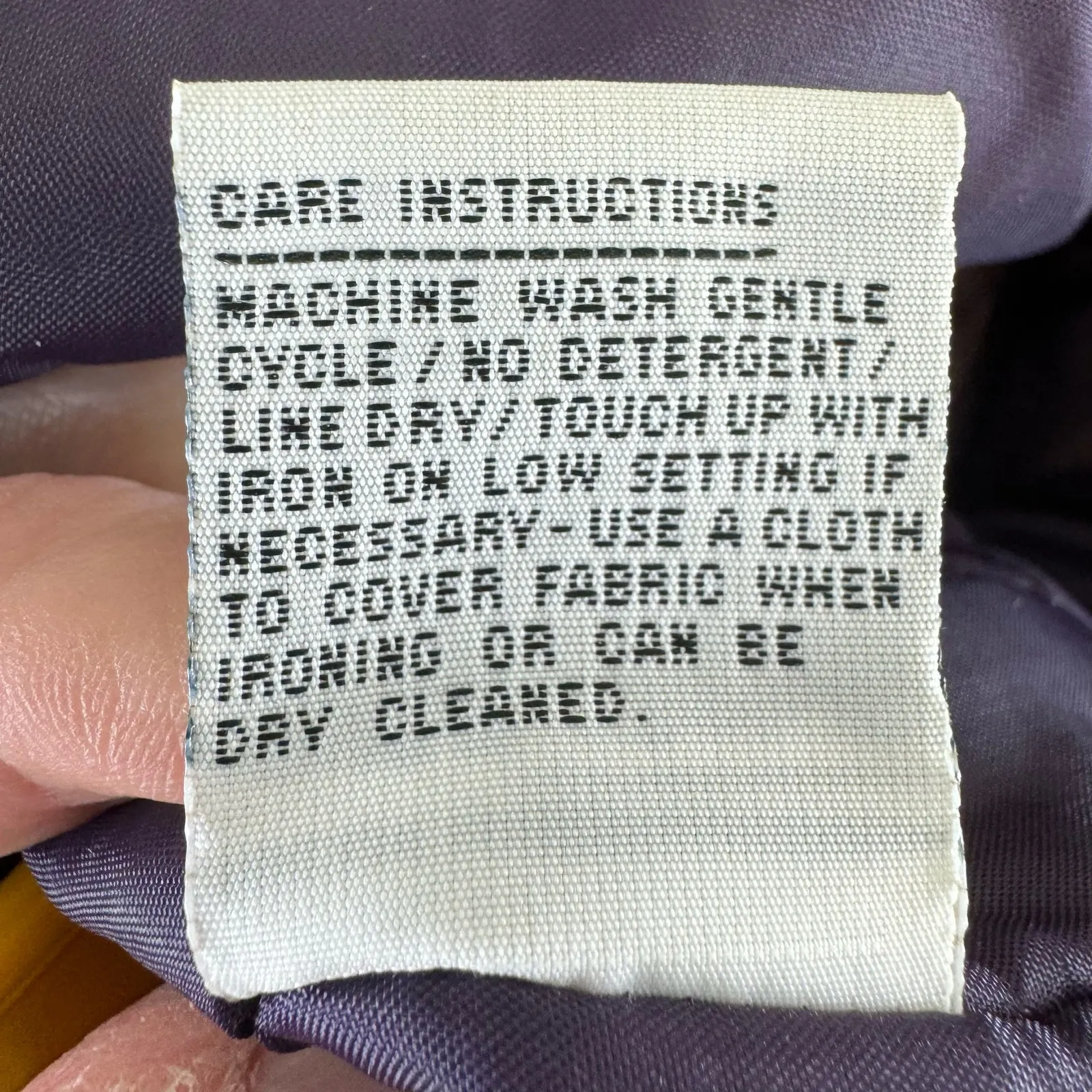 Mulberry Street Vintage Long Padded Shimmery Lined Full Zip Jacket Size S - Image 12