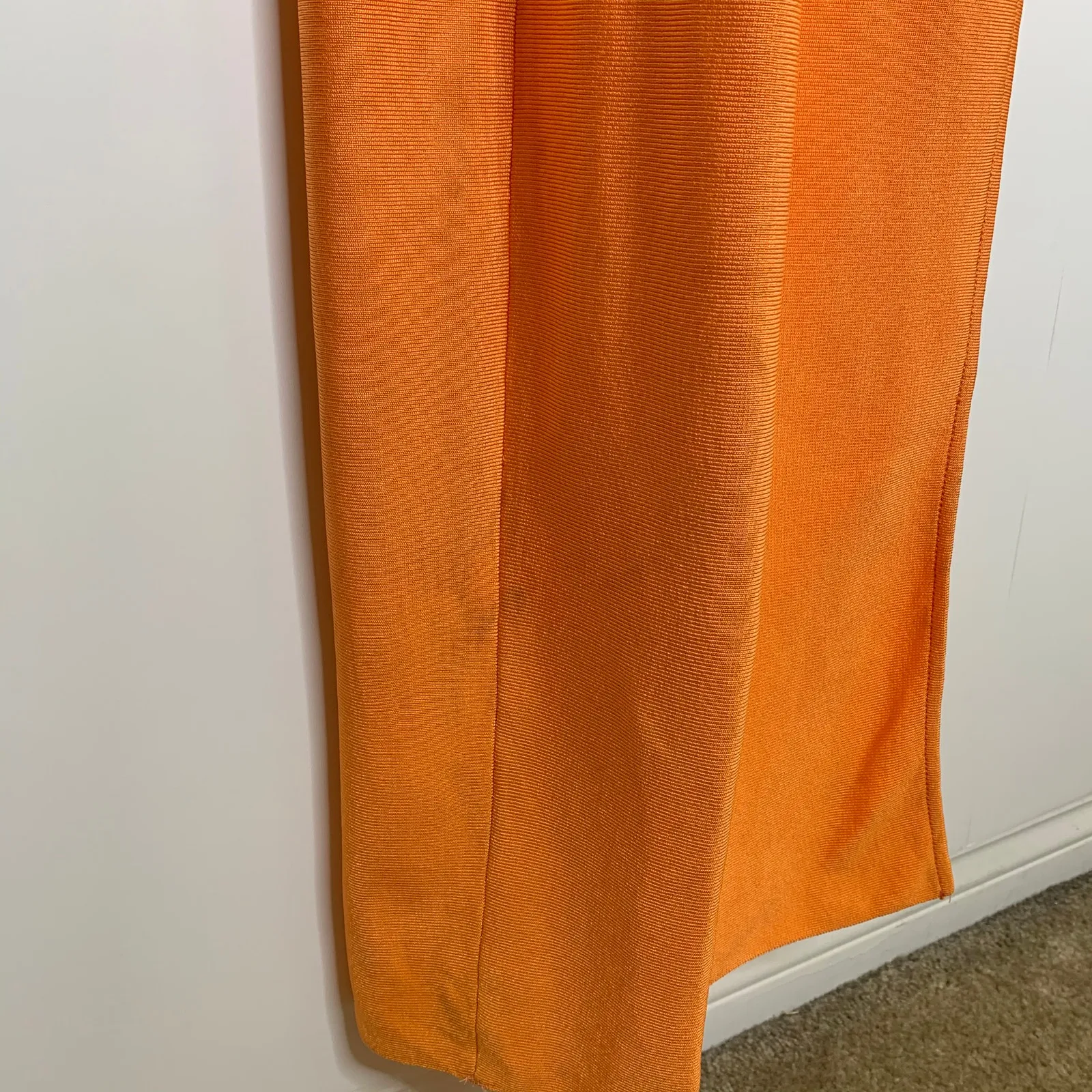 House of CB Clemence Maxi Orange Bandage Dress Womens Large - Image 9