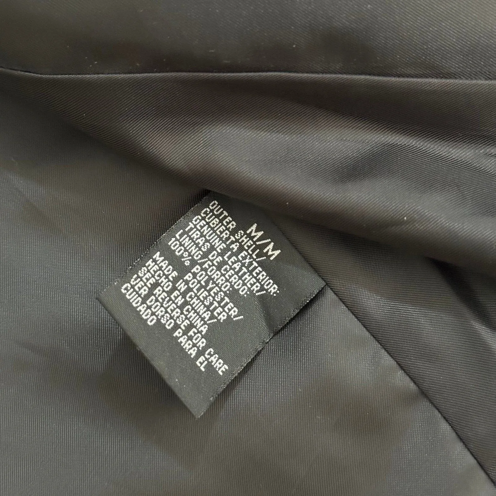 Vintage Jaclyn Smith retro y2k black Leather Blazer Jacket Size M - Image 3