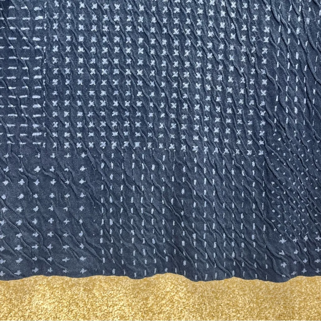 Pure Jill cotton blend sweater blue pattern stretchy comfy versatile oversized s - Image 9