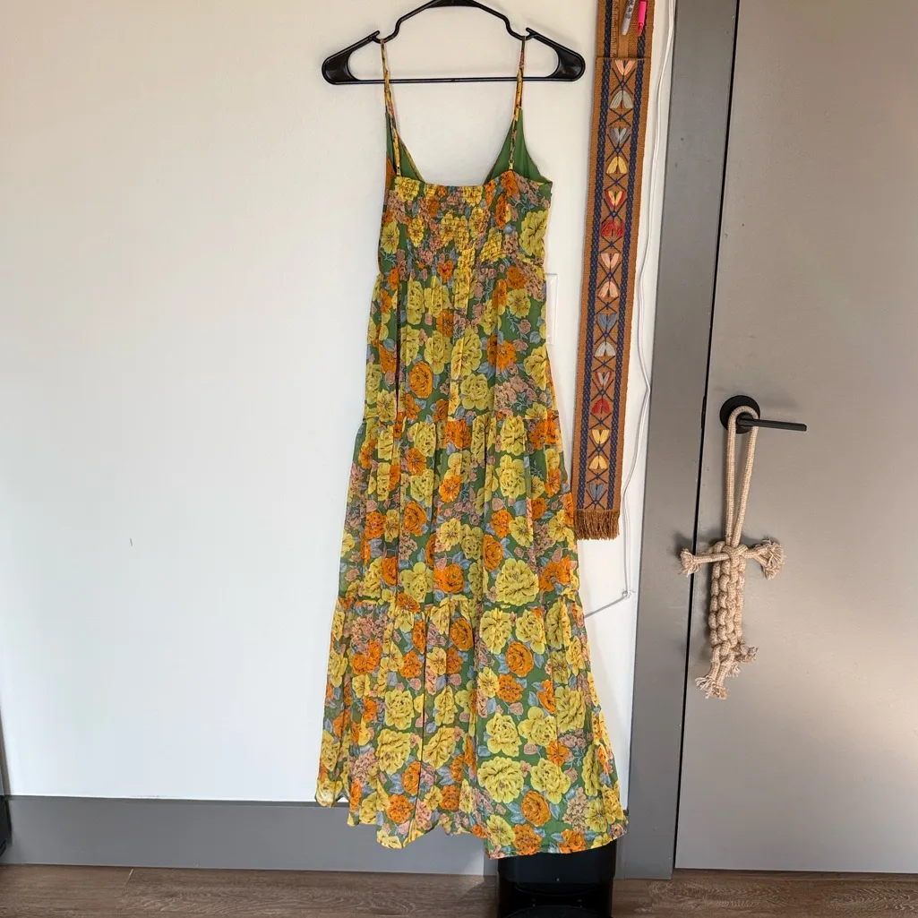 ASTR the Label Women's Brandy Floral-Print Cutout Maxi Dress Size Large - Image 6