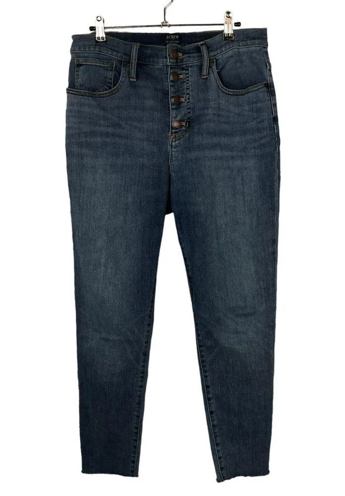 J. Crew Highest Rise Button Fly Skinny Jeans 30 - Image 2