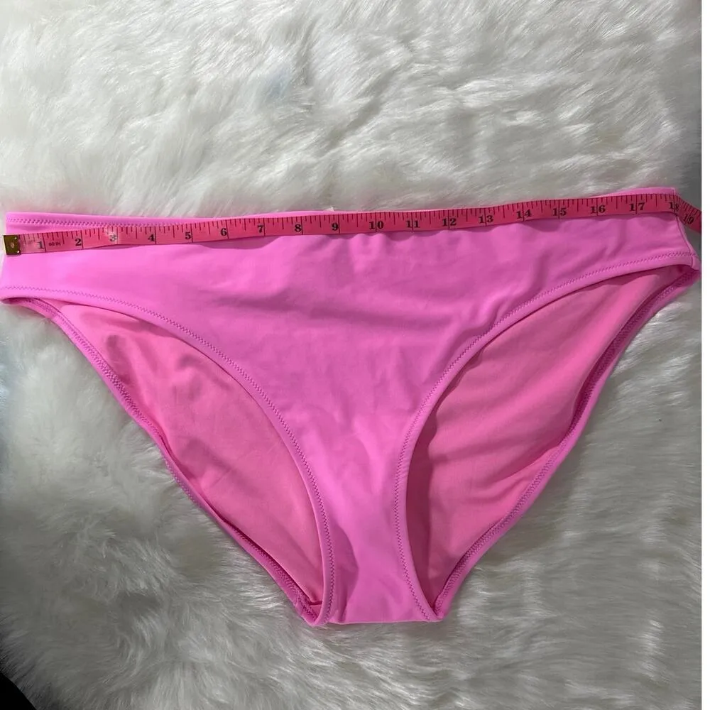 AERIE SWIMWEAR‎ Women's Bubblegum Pink Swim Bottoms XXL NWT - Image 2