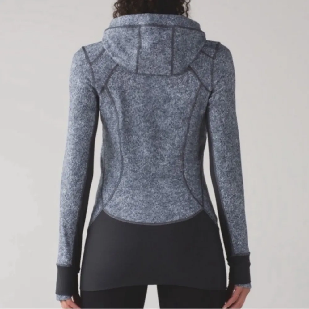 Lululemon Daily Practice Zip Up Hoodie Jacket Rio Mist Size 4 - Image 2